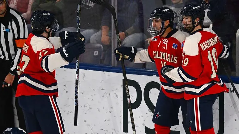 Krotiris Scores Twice as RMU Defeats Penn State, 5-2