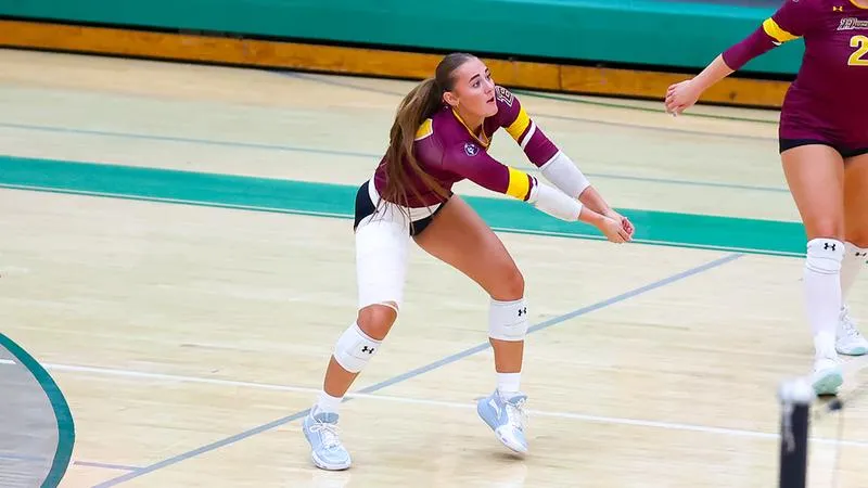 Volleyball Rally Stopped in Four Sets Against East Stroudsburg