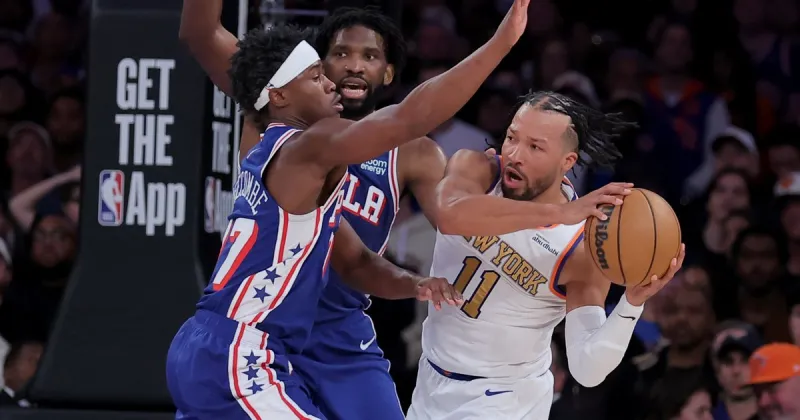 Joel Embiid, LeBron James and Sixers make an adjustment and an opening-night statement