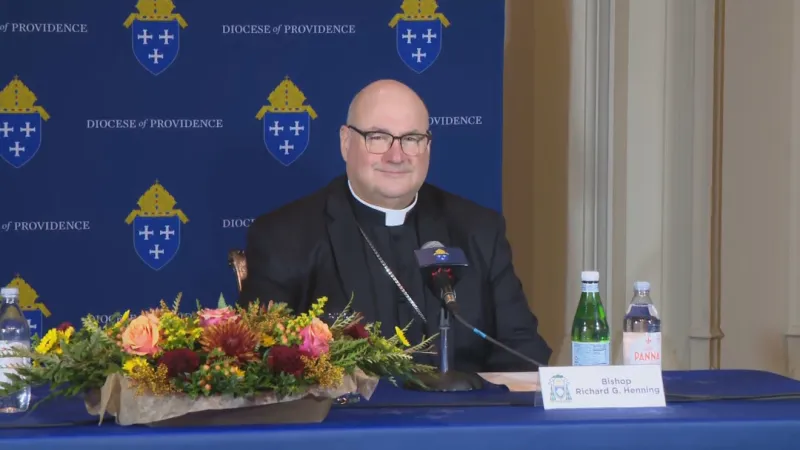 Bishop Richard Henning, Tobin's successor, says he's excited to know Rhode Island