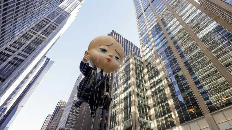 High-flying balloon characters star in Thanksgiving parade