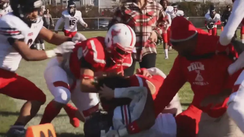 Durfee, New Bedford game turns ugly as teams engaged in nasty brawl