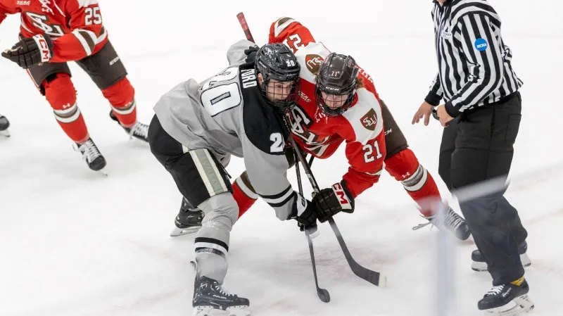 No. 8 Men's Hockey Rallies for 4-3 Win Over St. Lawrence