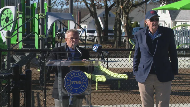 New handicap-accessible playground opens in North Providence