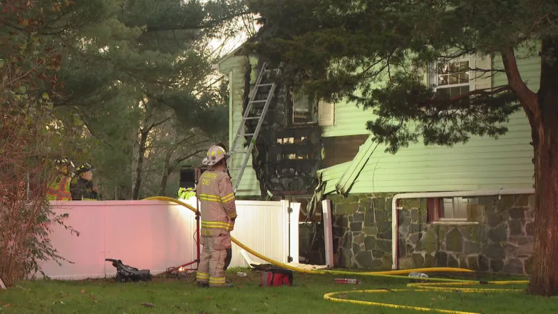 Fire damages side of house in Rehoboth