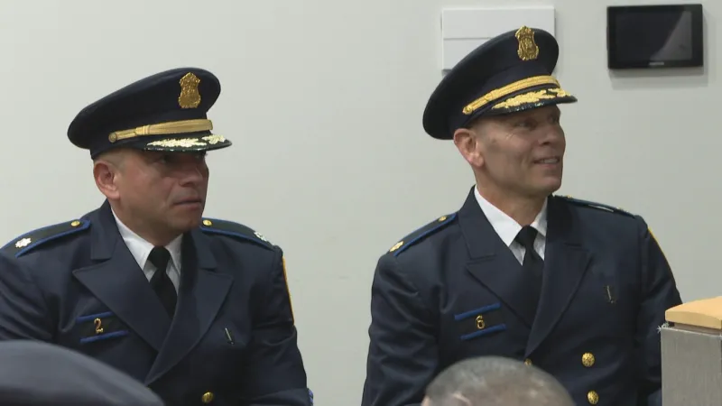 Providence police swear in new deputy chief and major
