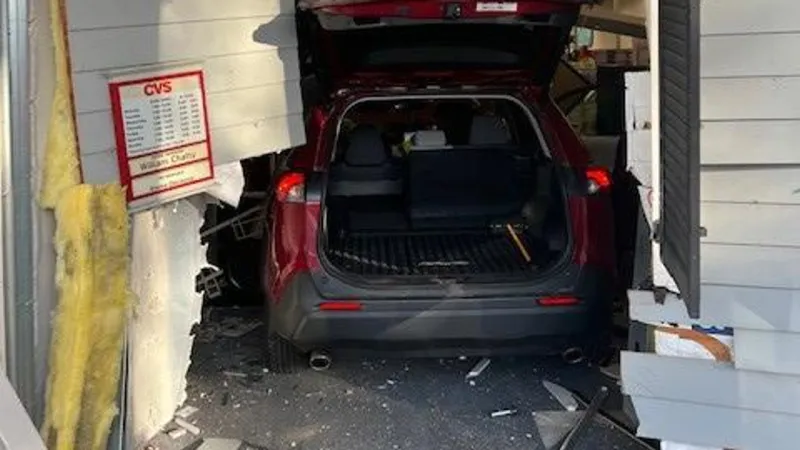 Cars plow into CVS stores in Rhode Island, Massachusetts