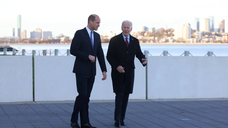 Prince William meets with President Biden ahead of Earthshot Prize event