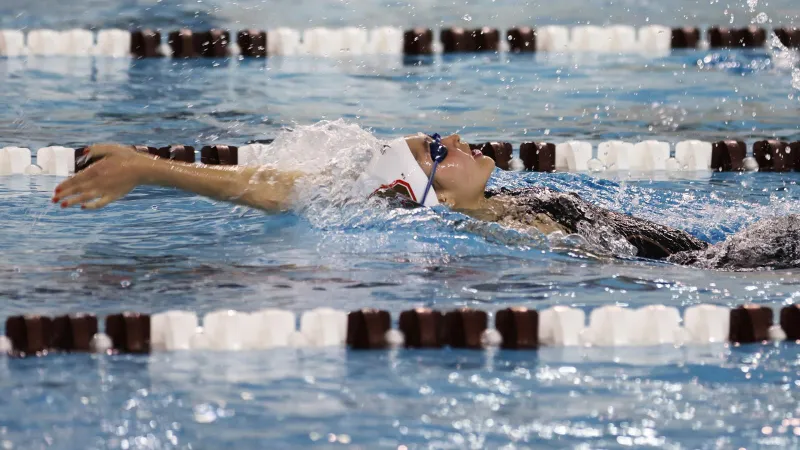 Women's swimming and diving wins Bruno Invite as another school record falls