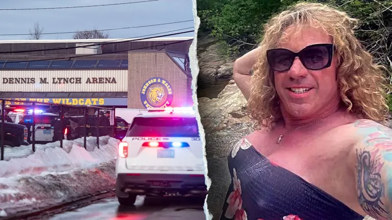 Survivors in Rhode Island hockey game shooting 'fighting for their lives' after gunman kills ex-wife, son
