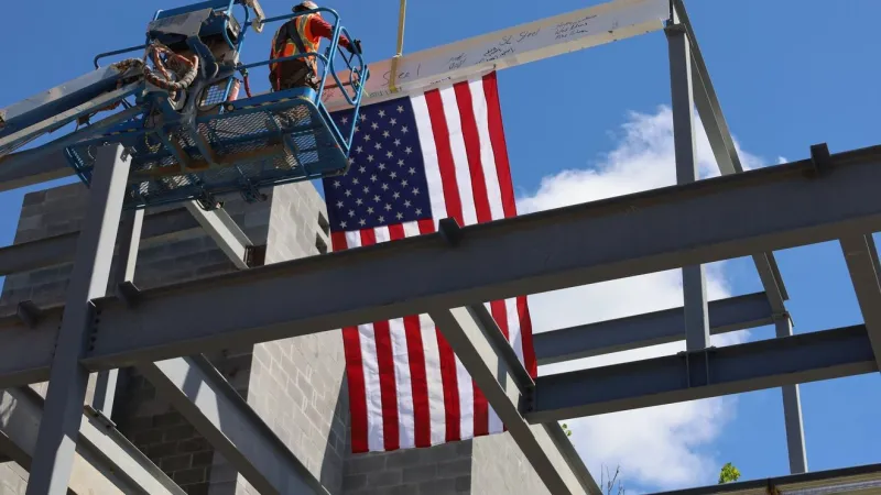 Final steel beam raised at Bonaire Park, marking major downtown Summerville milestone