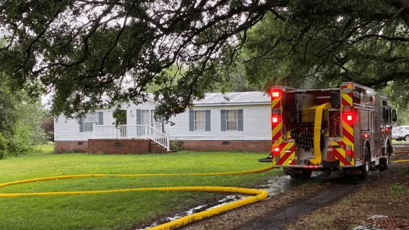 Fire damages Nichols home on Highway 76; no injuries reported