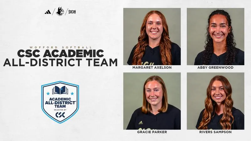 Four Terriers Selected to Softball CSC Academic All-District Team