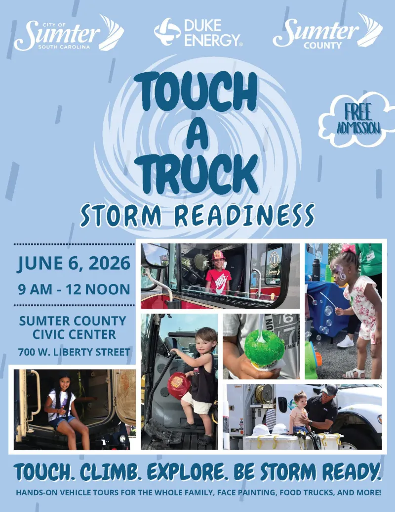 Join Sumter emergency response agencies for Touch A Truck June 6