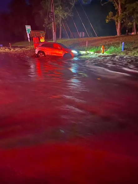 Section of Highway 178 closed due to flooding in Orangeburg
