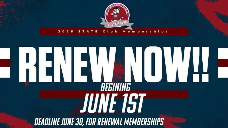 South Carolina State Athletics Announces 2026 STATE Club Membership Renewal Timeline