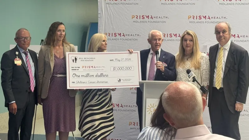 Bill McDaniels Foundation gifts $1M for Prisma Health children's cancer care