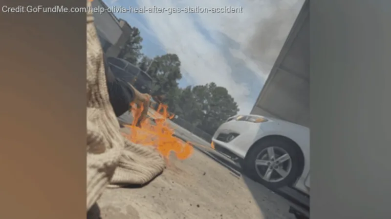 Family seeks help for woman badly burned in fiery Spinx gas station crash
