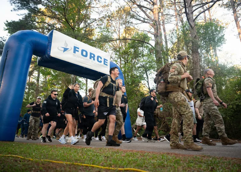 Ruck march at Shaw