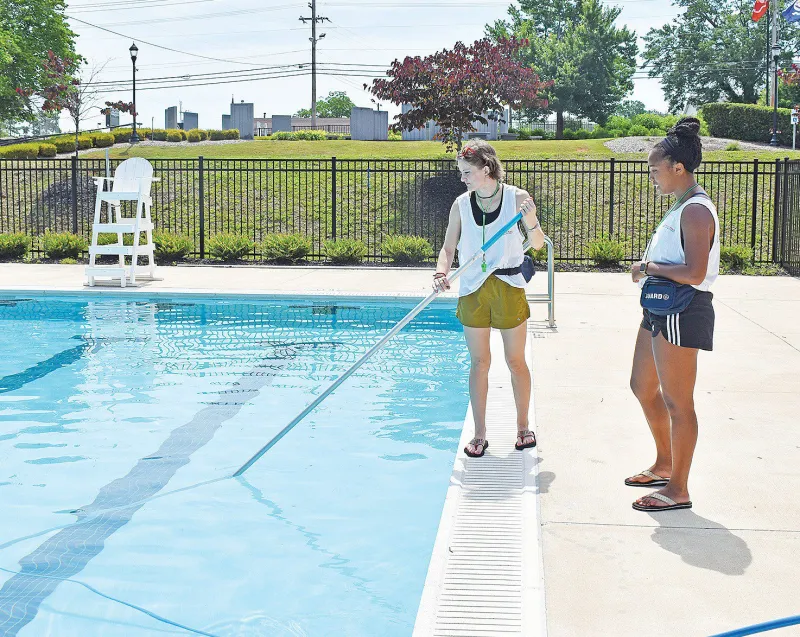 THE POOL IS OPEN