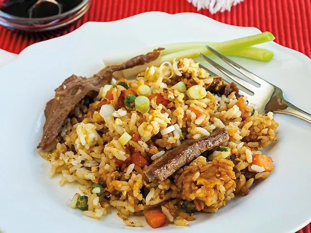 Steak fried rice