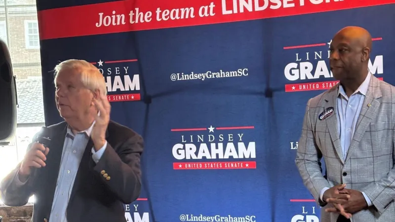 'Don't embarrass Trump, vote for me': Lindsey Graham hosts Lowcountry campaign event