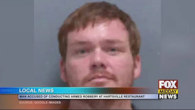 Man Arrested In Connection To Armed Robbery Of Hartsville Restaurant