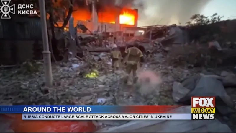 Russia Launches Large-Scale Attack Across Major Ukraine Cities