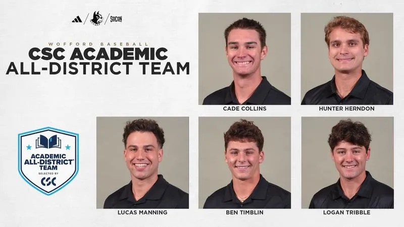 Baseball Has Five Named CSC Academic All-District