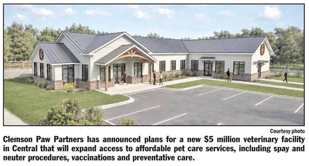 Clemson Paw Partners plans new Central facility