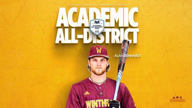 Benhardt Tabbed as College Sports Communicators Academic All-District