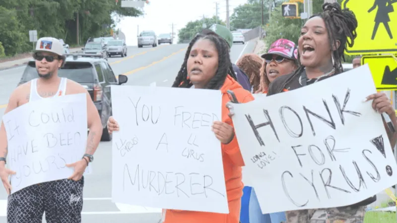 Protesters rally after Rick Chow acquitted in 2023 killing of Cyrus Carmack-Belton