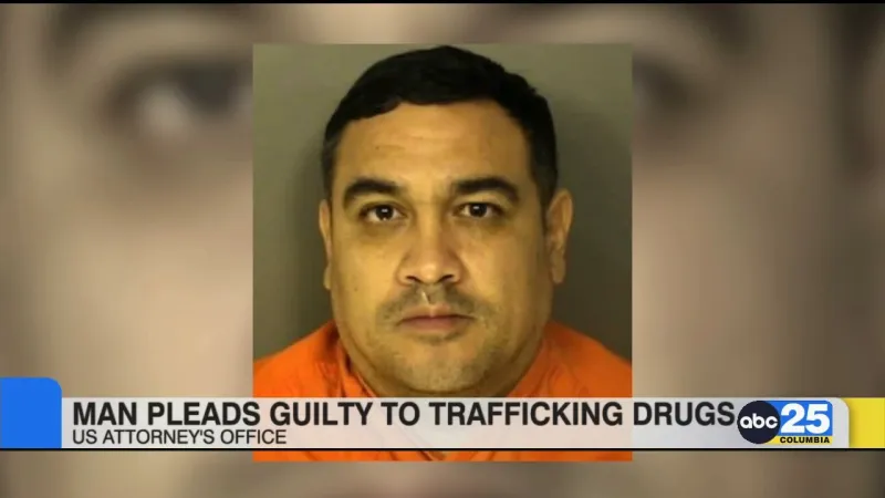Man pleads guilty to trafficking drugs