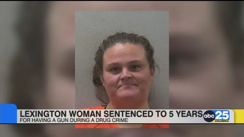 Lexington woman sentenced to 5 years for possessing firearm during drug trafficking crime