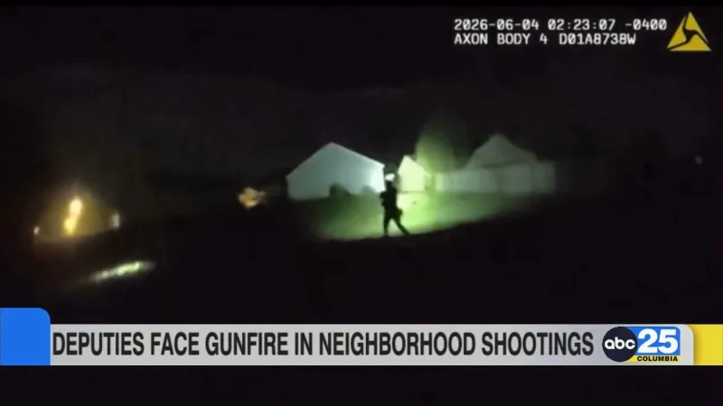 Deputies face heavy gunfire following multiple neighborhood shootings, 1 possible suspect dead