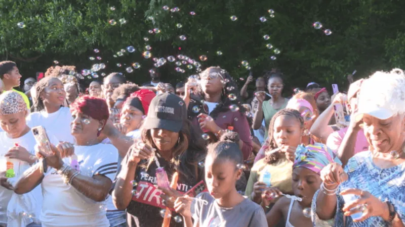 Hundreds gather Wednesday in northeast Columbia to honor Cyrus Carmack-Belton