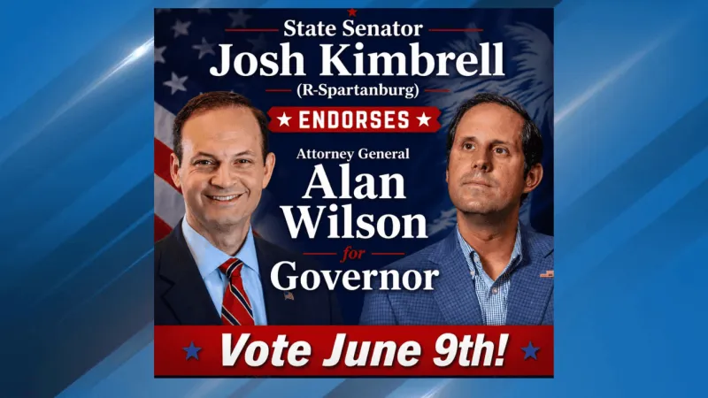 Kimbrell endorses Alan Wilson for Governor after ending campaign