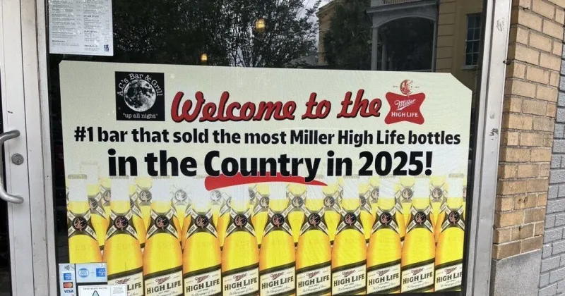 This notable King Street bar sold the most Miller High Life in bottles in 2025