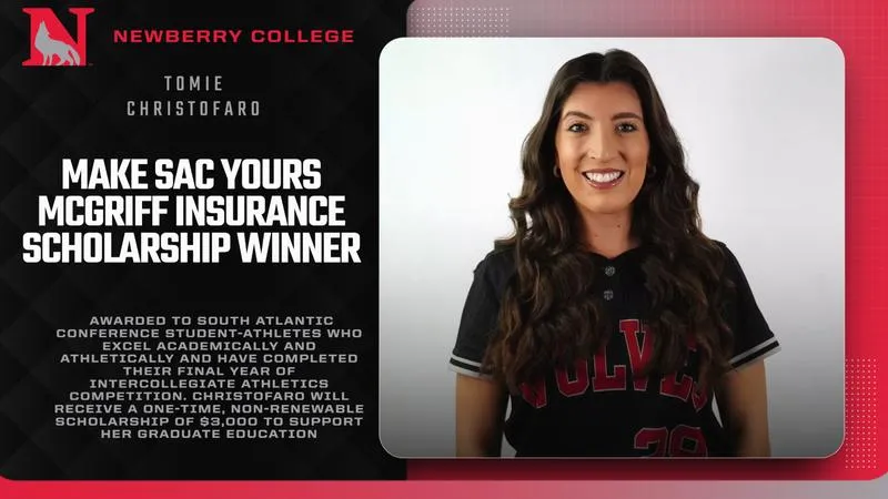 Christofaro Awarded Make SAC Yours McGriff Insurance Scholarship
