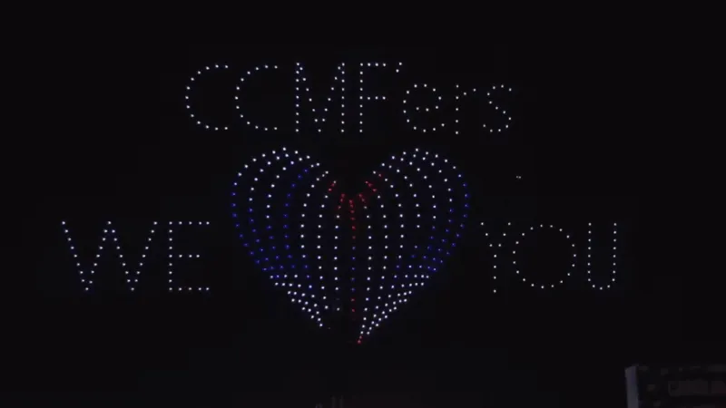 CCMF 2027 dates announced during drone show