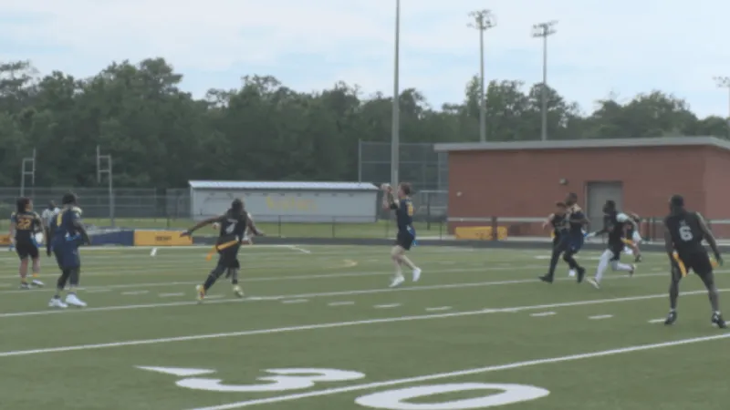 Richland County deputies, Columbia police play flag football to fight gun violence