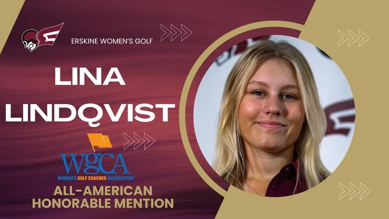 Erskine Women's Golf | Lindqvist earns WGCA All-American Honorable Mention honors