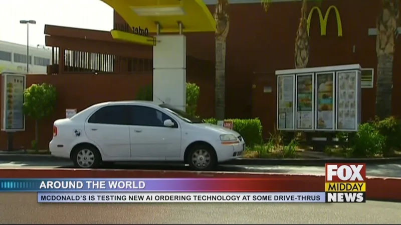 McDonald's Testing New AI Ordering System At Some Drive-Thrus