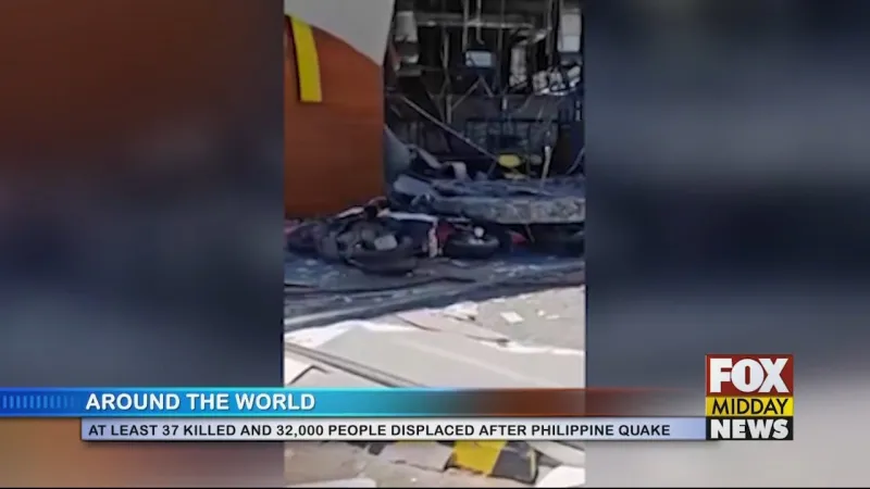 Philippines Earthquake Kills At Least 37 People, Displacing Over 30k