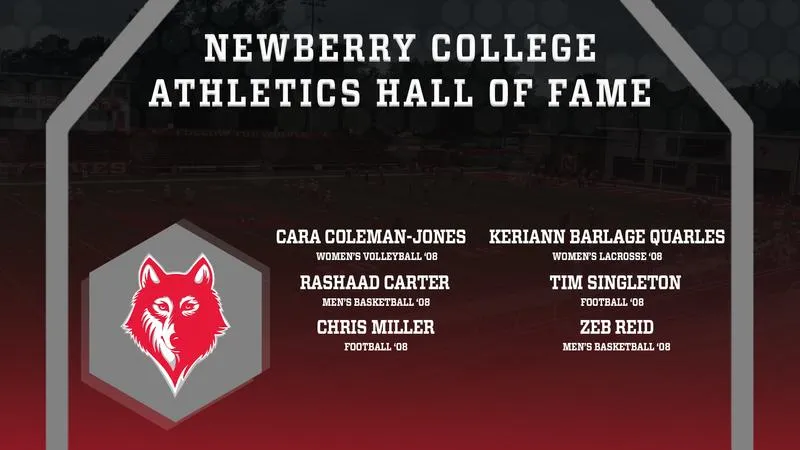 Newberry College Announces 2026 Athletics Hall of Fame Class