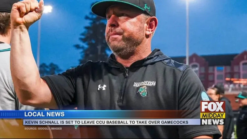 Kevin Schnall Is Leaving CCU Baseball To Coach The Gamecocks