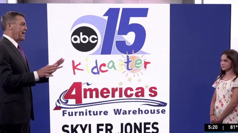 ABC15 Kidcaster involved in Girls on the Run club