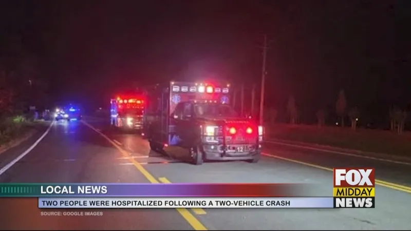 Two-Vehicle Crash In Horry Co. Leaves Two People Hurt
