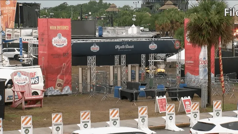 Myrtle Beach police report fewer than 10 arrests during CCMF