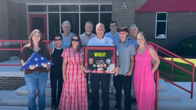 Myrtle Beach Fire Department honors Capt. Dwayne M. Wright's retirement after 28 years